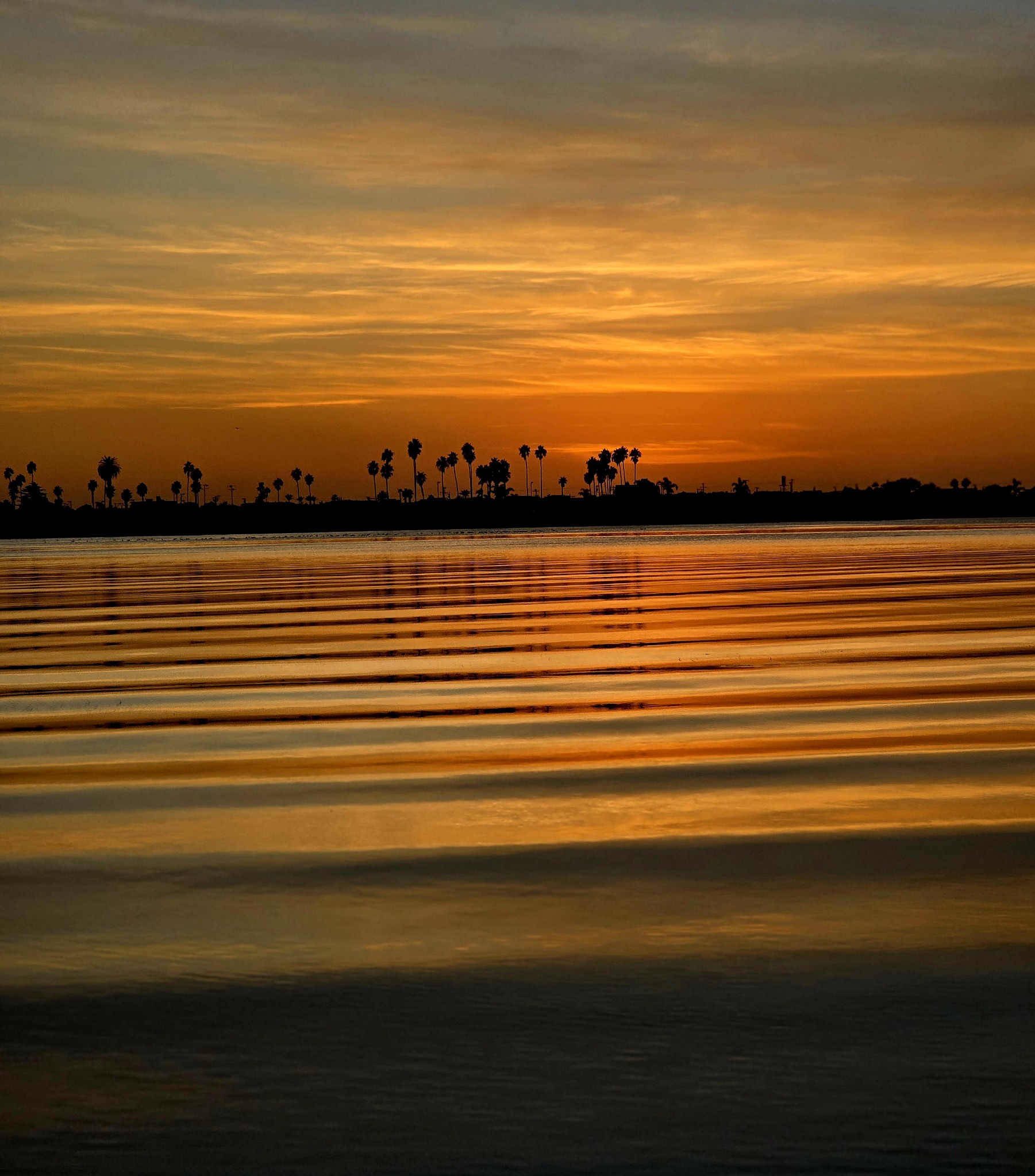 is a picture of sunset last night from the end of our street at Riviera and Mooreland.